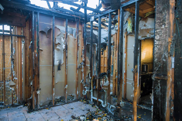 Professional Emergency Fire Cleanup technician working in Wellman, IA